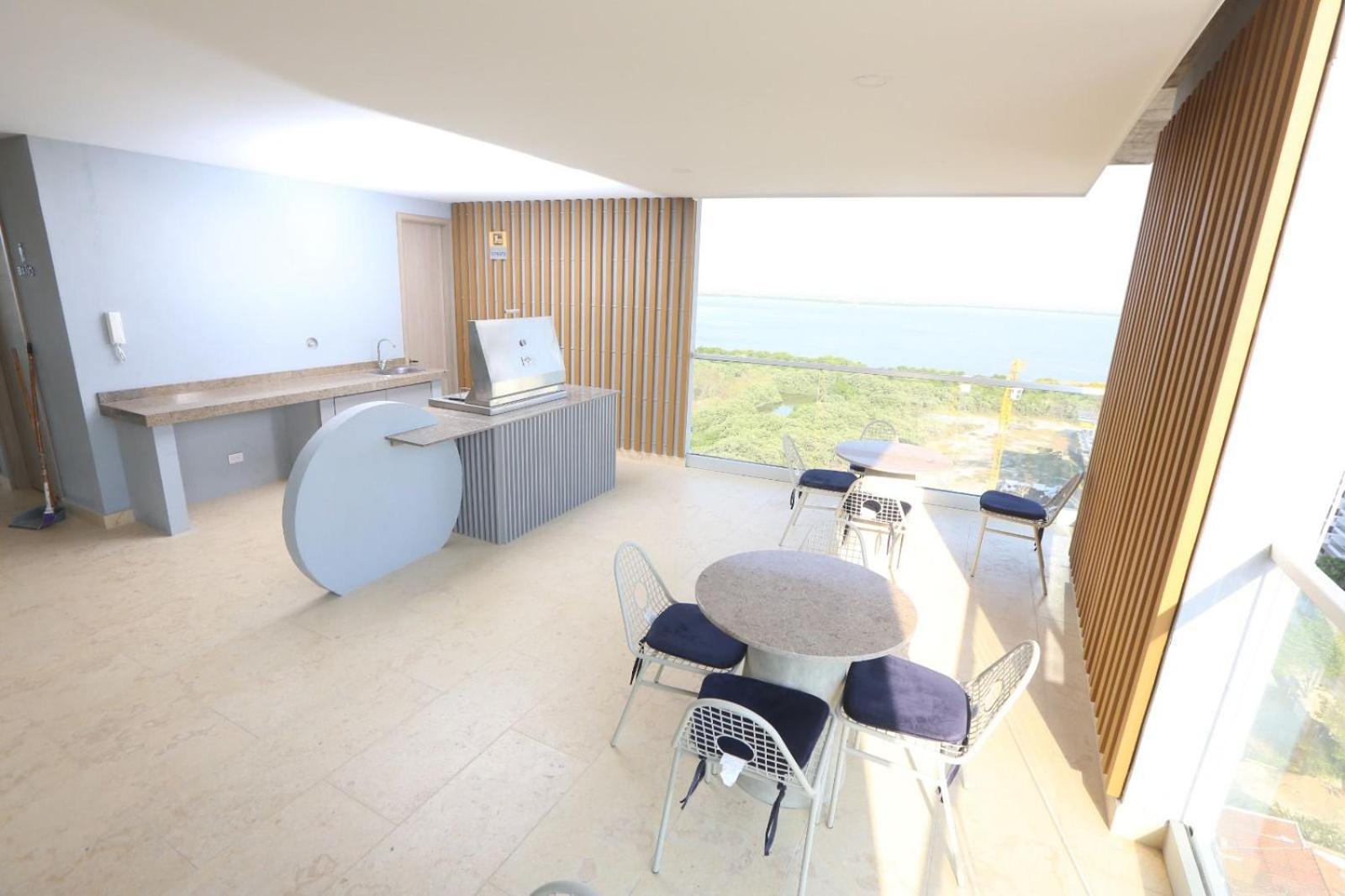 Apartamento De Lujo Frente Al Mar Con Piscina Cartagena Eksteriør bilde